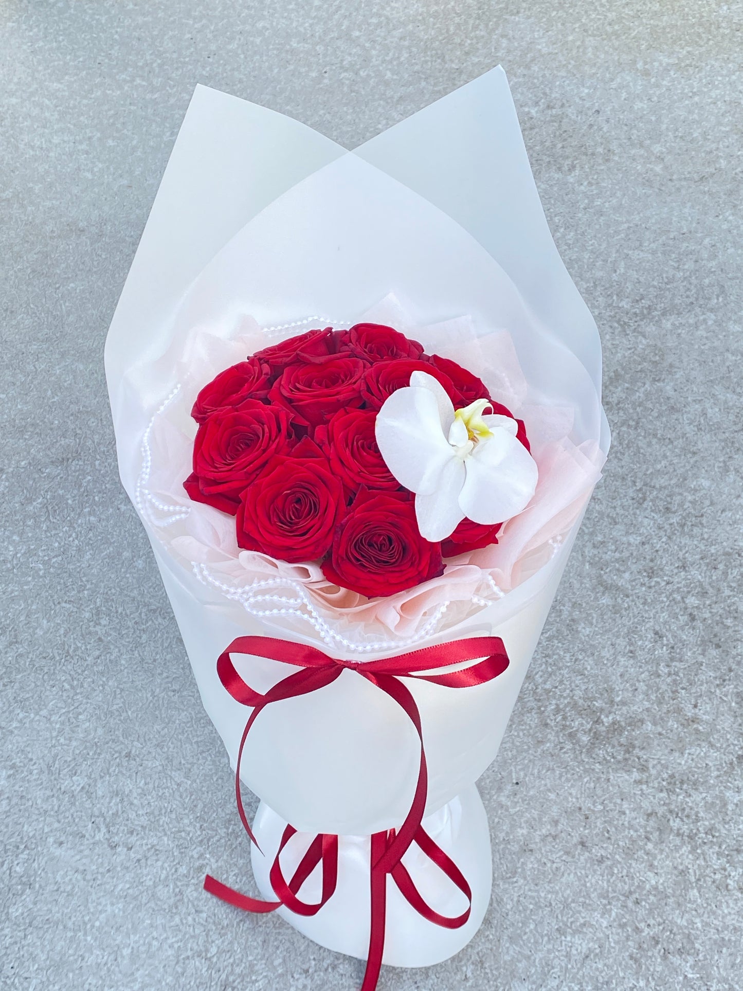 Little White Rabbit Rose Bouquet