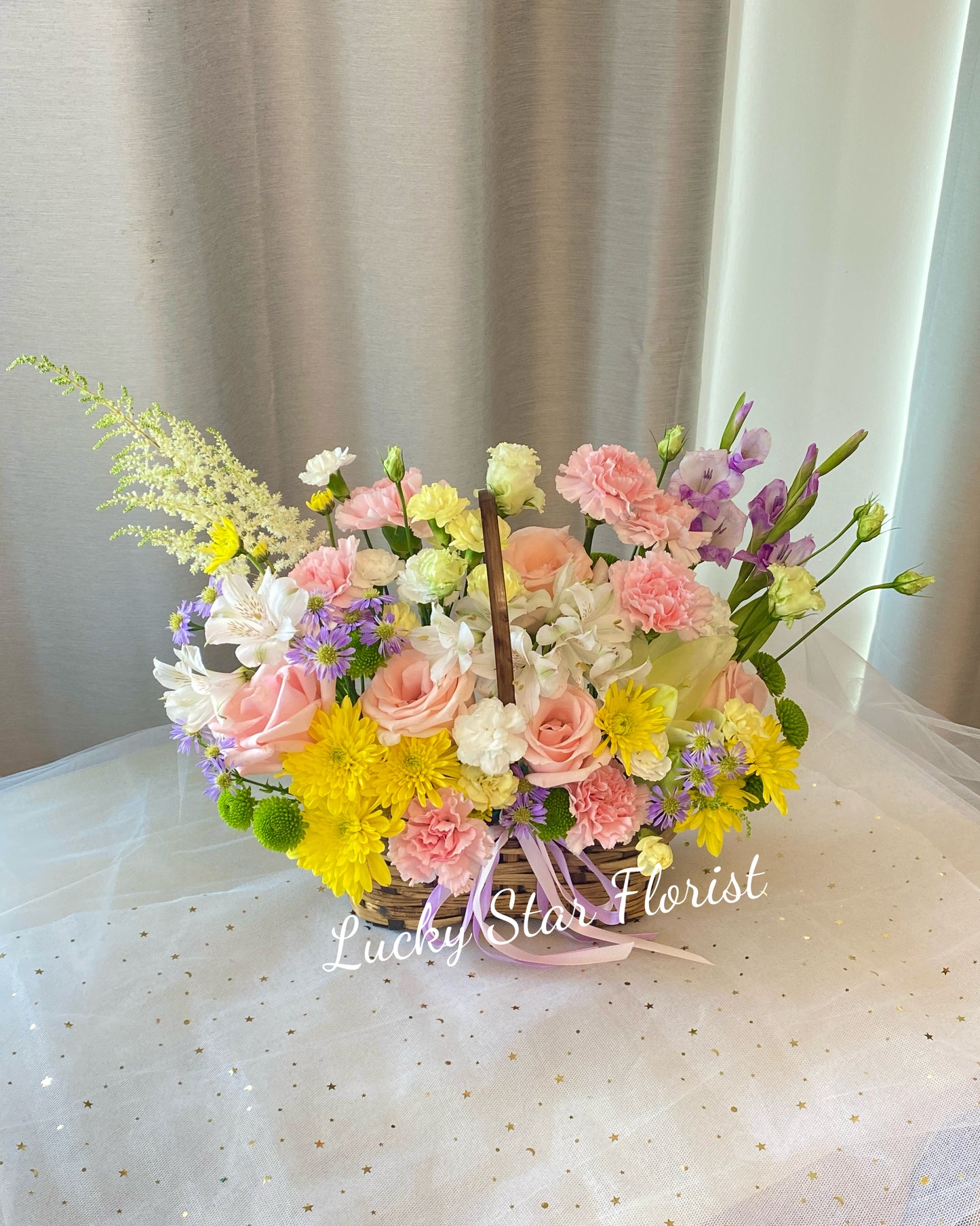 Wonderful Life Flower Basket