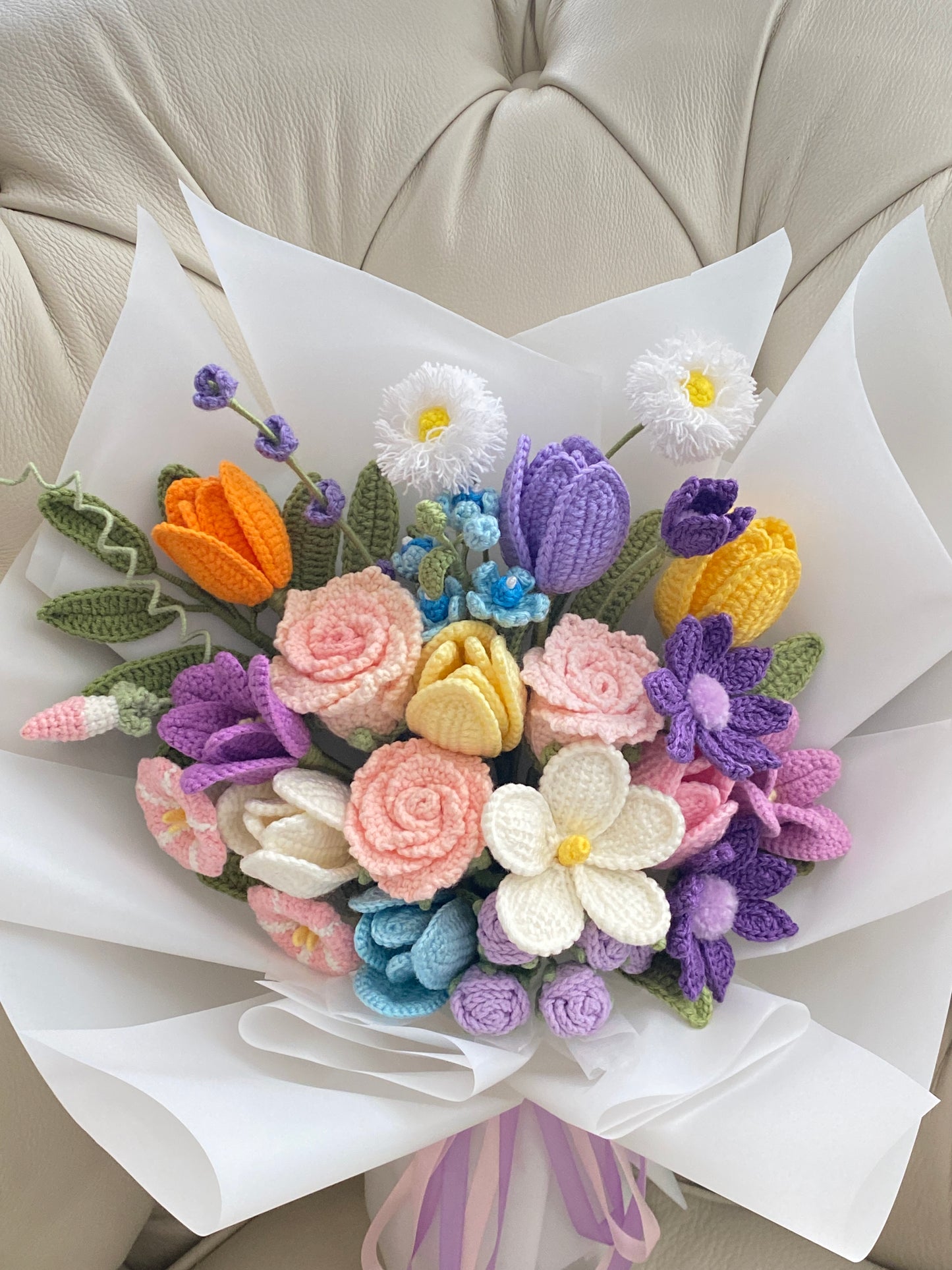 Love's Crochet Bouquet