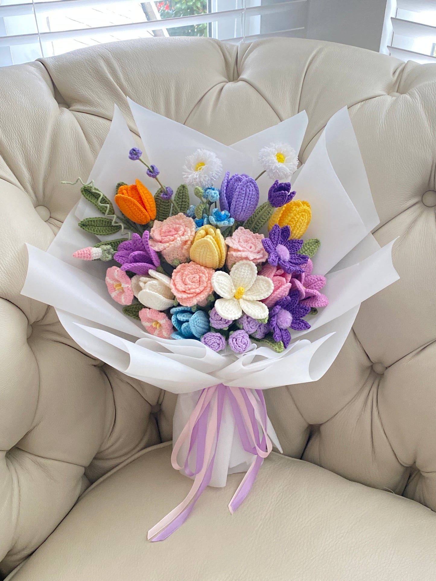 Love's Crochet Bouquet