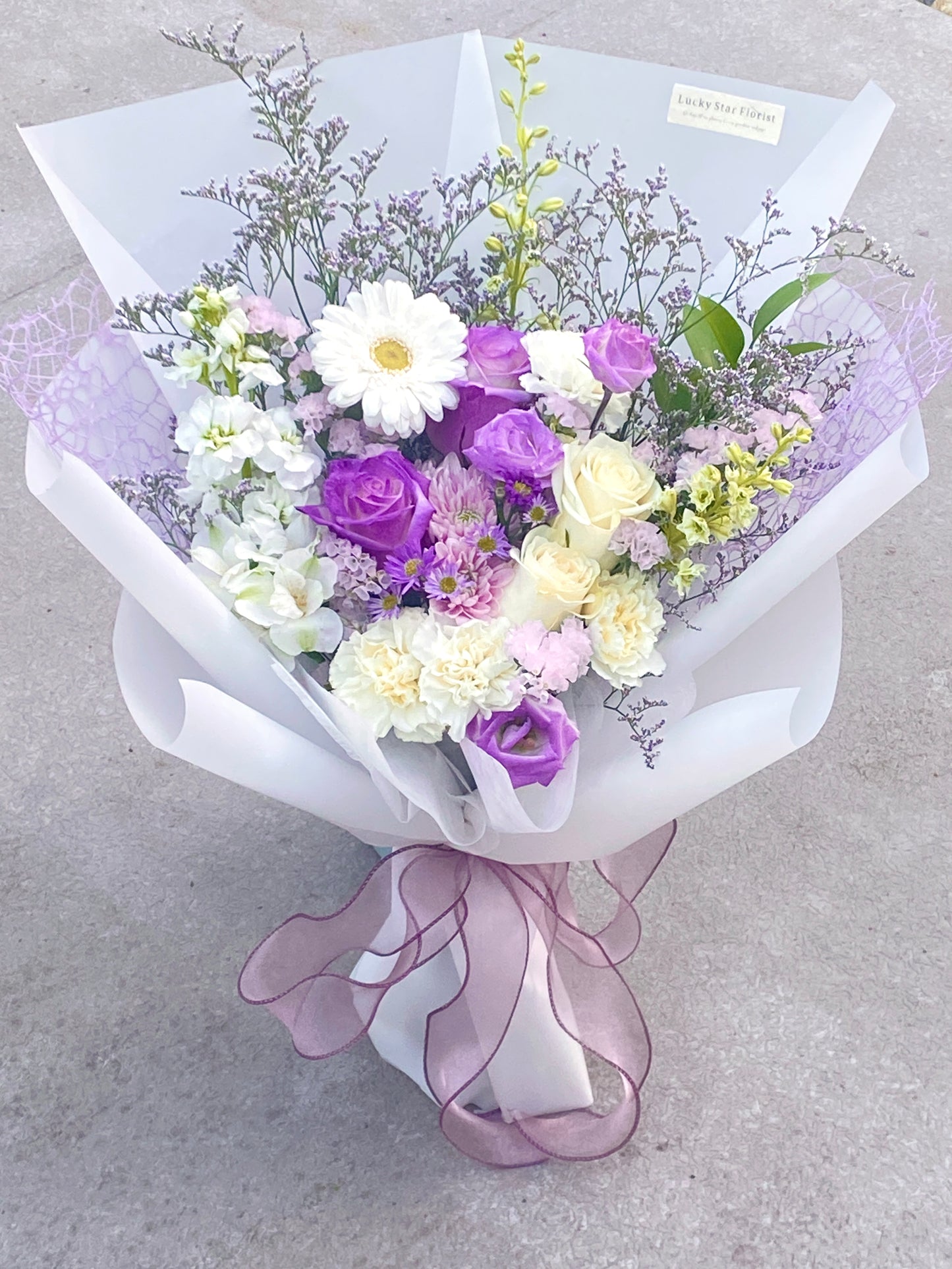 Purple Crystal Bouquet