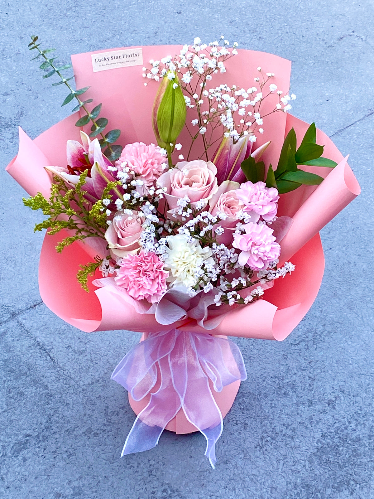 Pink Bubbles Bouquet