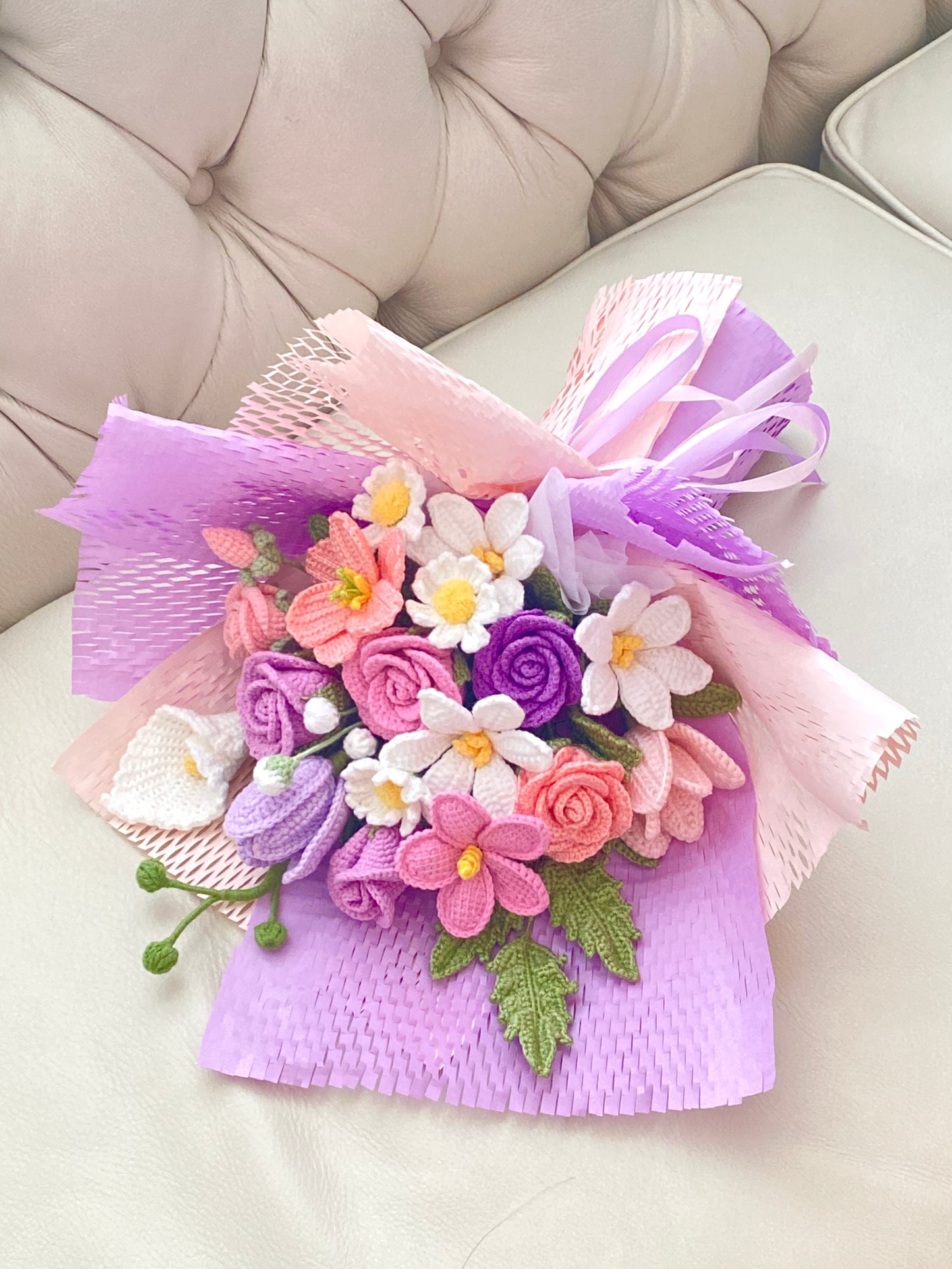Petals Bloom Crochet Bouquet