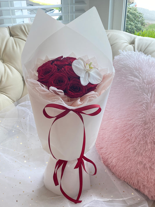 Little White Rabbit Rose Bouquet