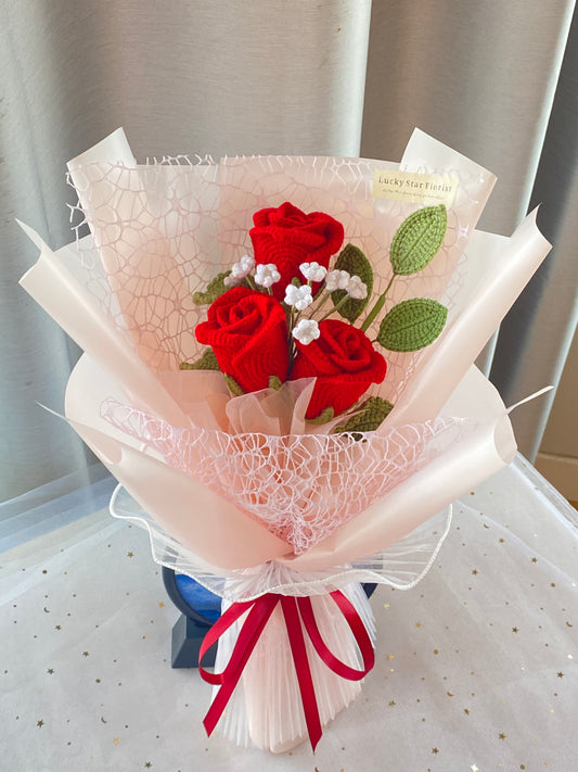 I Love You Crochet Bouquet