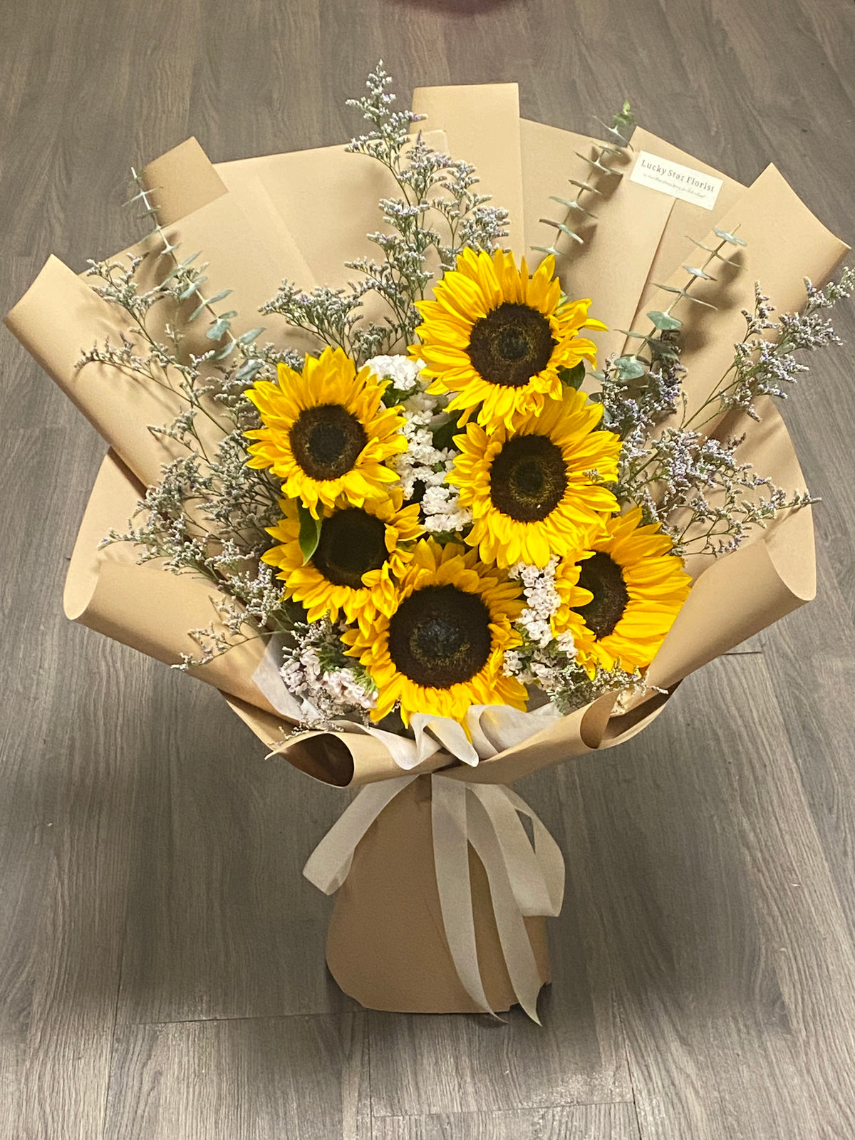 Golden Sunflower Bouquet