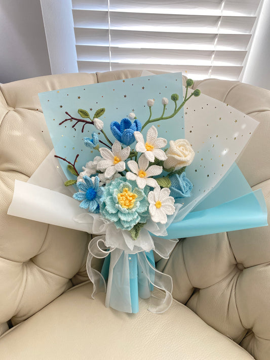 Starry Sky Crochet Bouquet