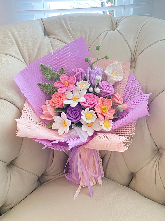 Petals Bloom Crochet Bouquet