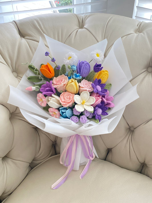 Love's Crochet Bouquet