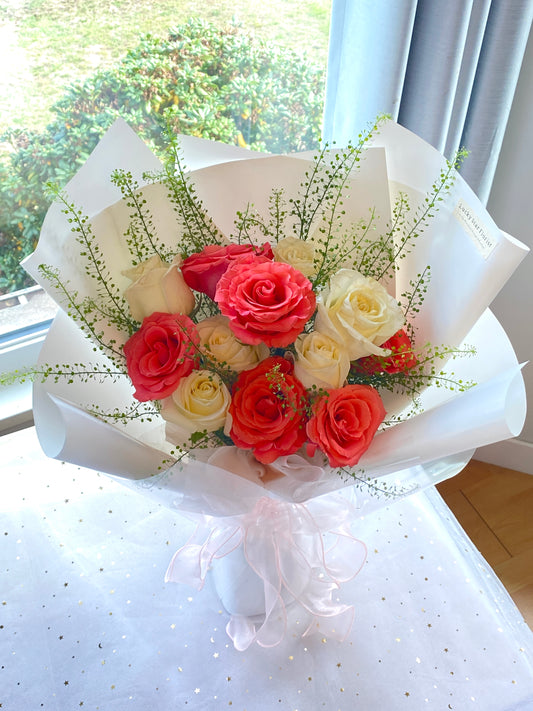 Dozen Mix Rose Bouquet