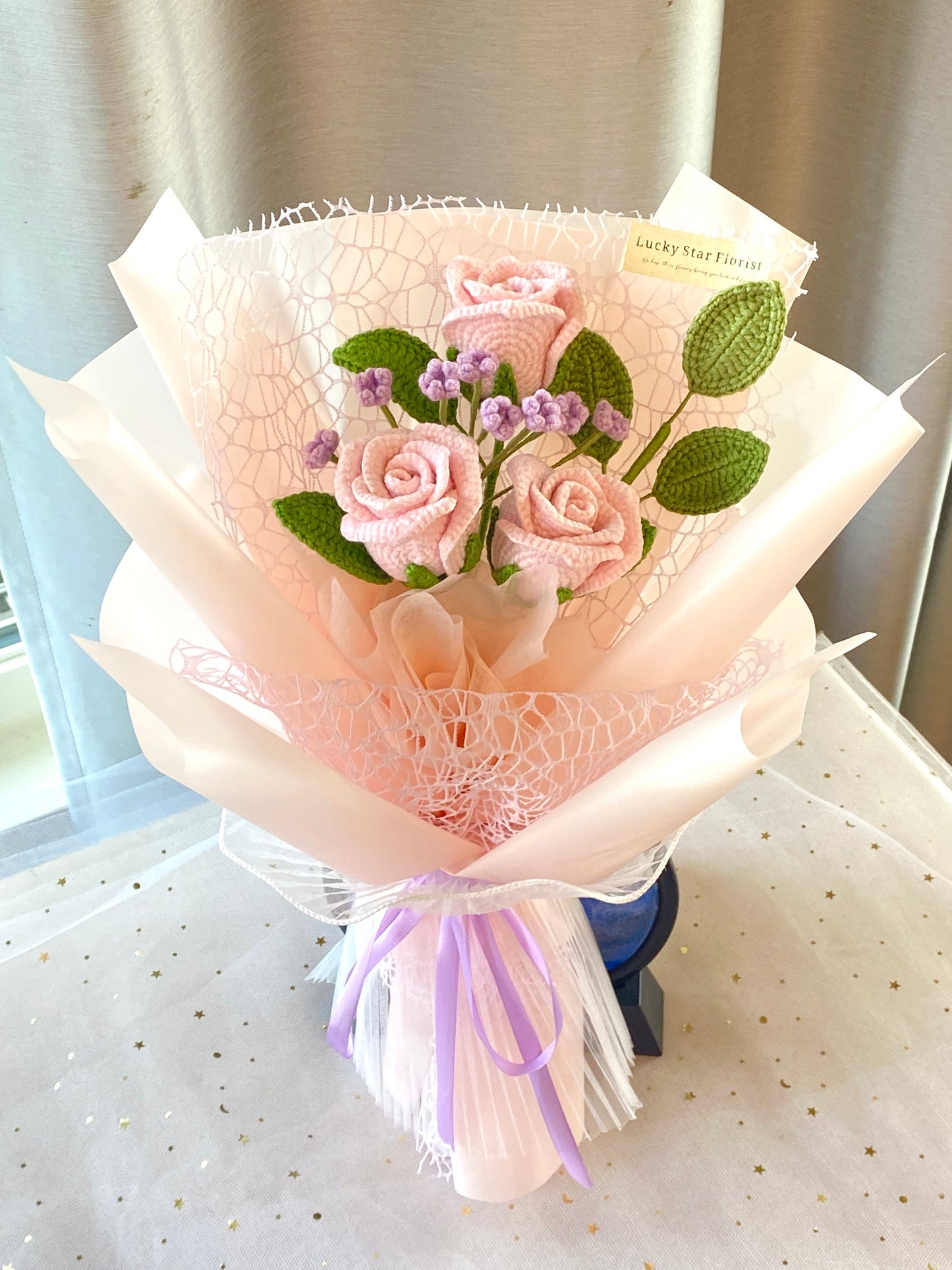 I Love You Crochet Bouquet